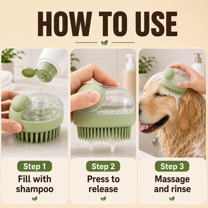 Lathapaw LathaBrush how to use three step bath guide square